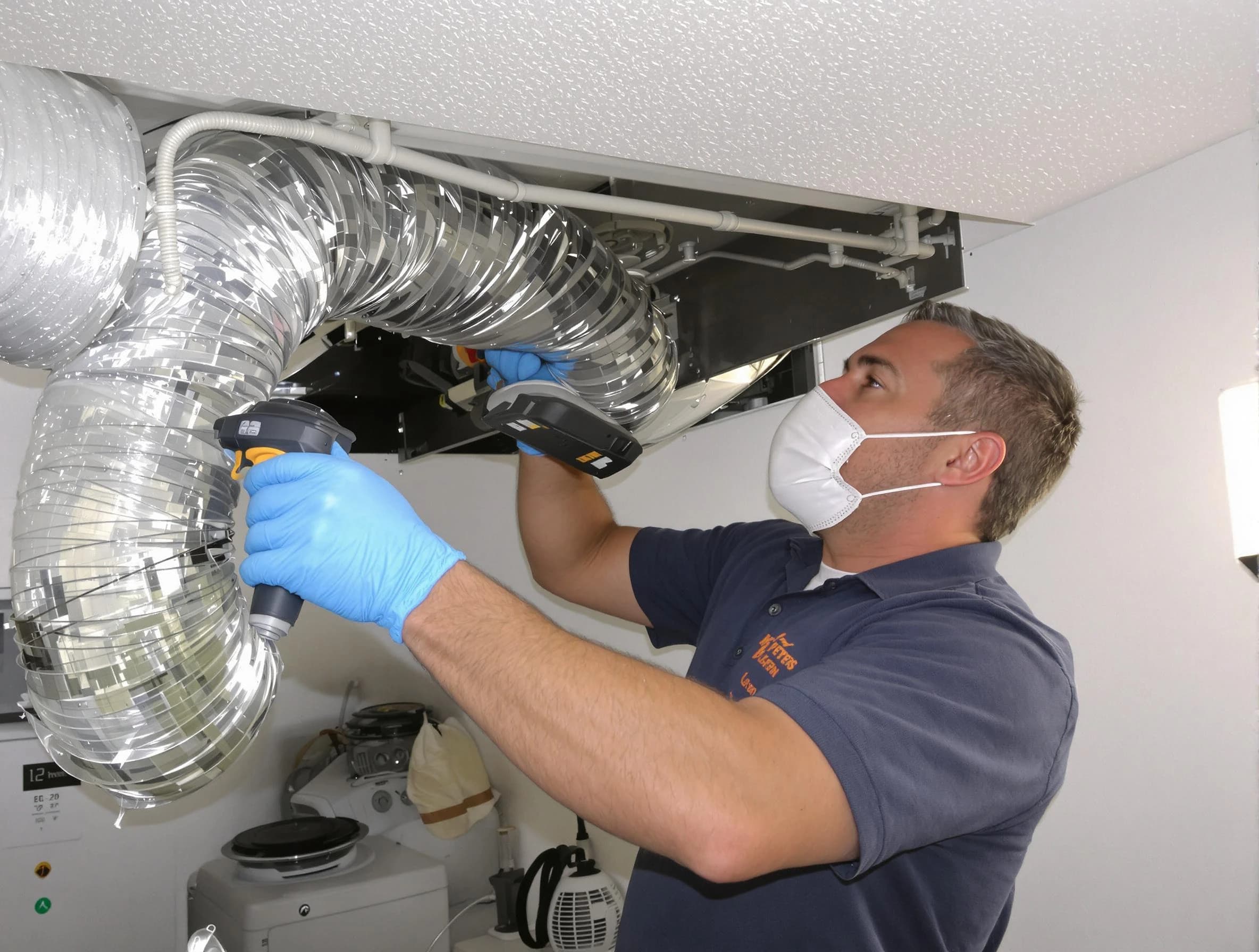 Lakeside Dryer Vent Cleaning professional performing thorough residential dryer vent cleaning in Lakeside